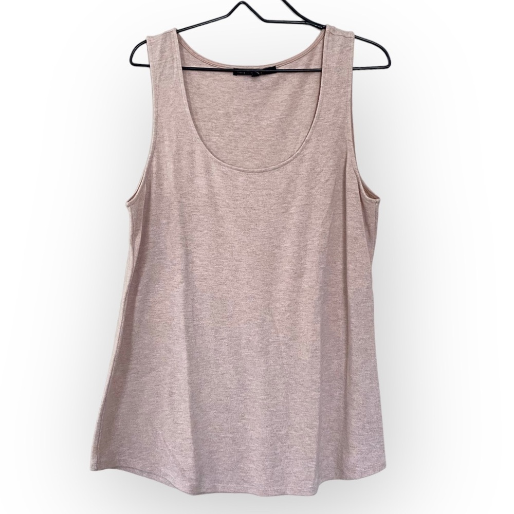 White House Black Market Pale Pink Sweater Tank Top Vest Women’s Size XL
